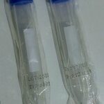 TUBE 10mL STERILE  FOND CONIQUE AVEC BOUCHON BLEU  (100PS)