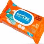 LINGETTE DESINFECTANTE ANTI-BACTERIENNE MULTI-USAGE 72 PIECES